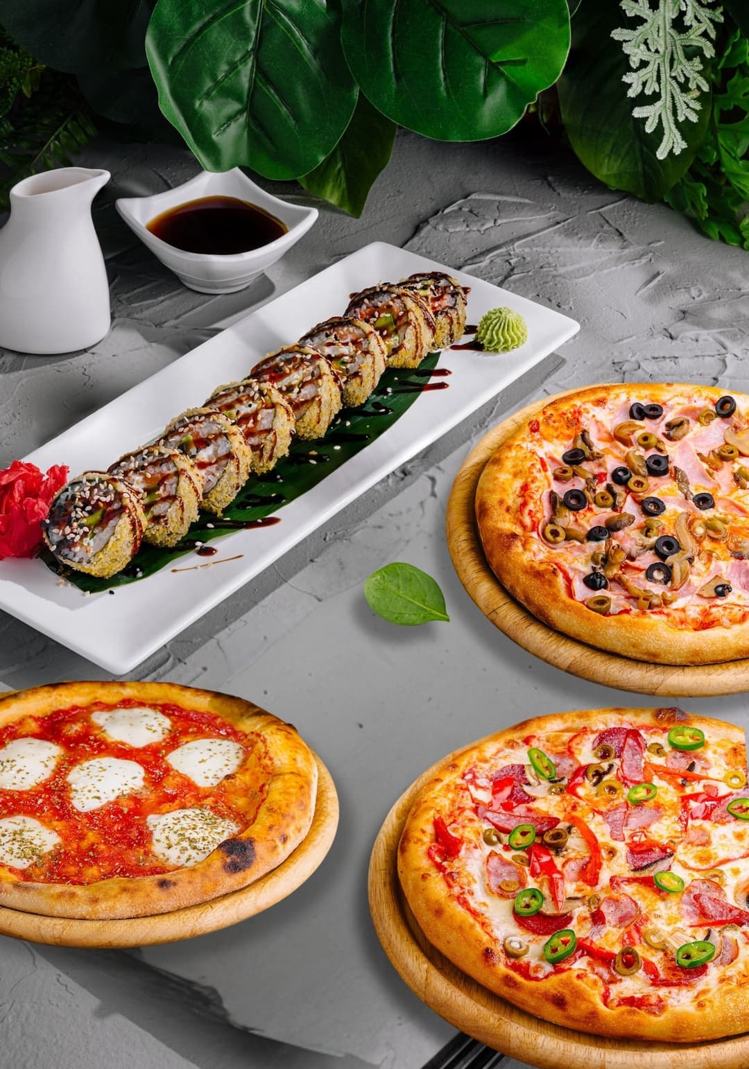 Hero 3 pizza + 1 Tempura